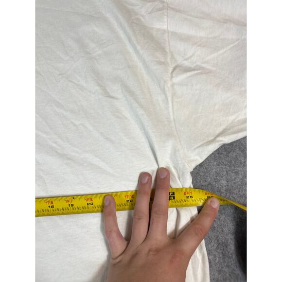 VINTAGE Hanes Shirt Mens 2XL White Beco Knows Get It In On Cow Golf Graphic Tee - Picture 2 of 7